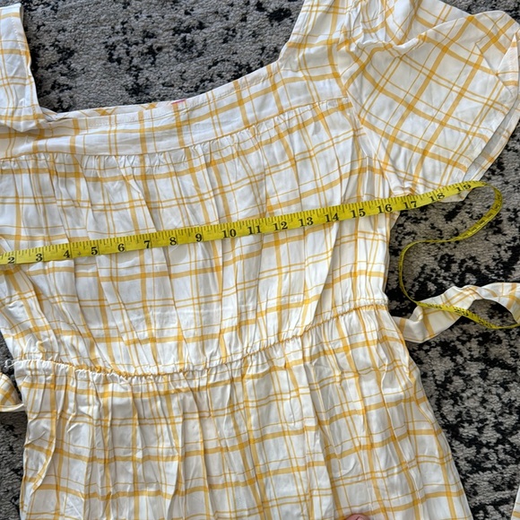 Haven Hearts NWOT Ruffle Hem Plaid Belted Maxi Dress - Picture 11 of 13